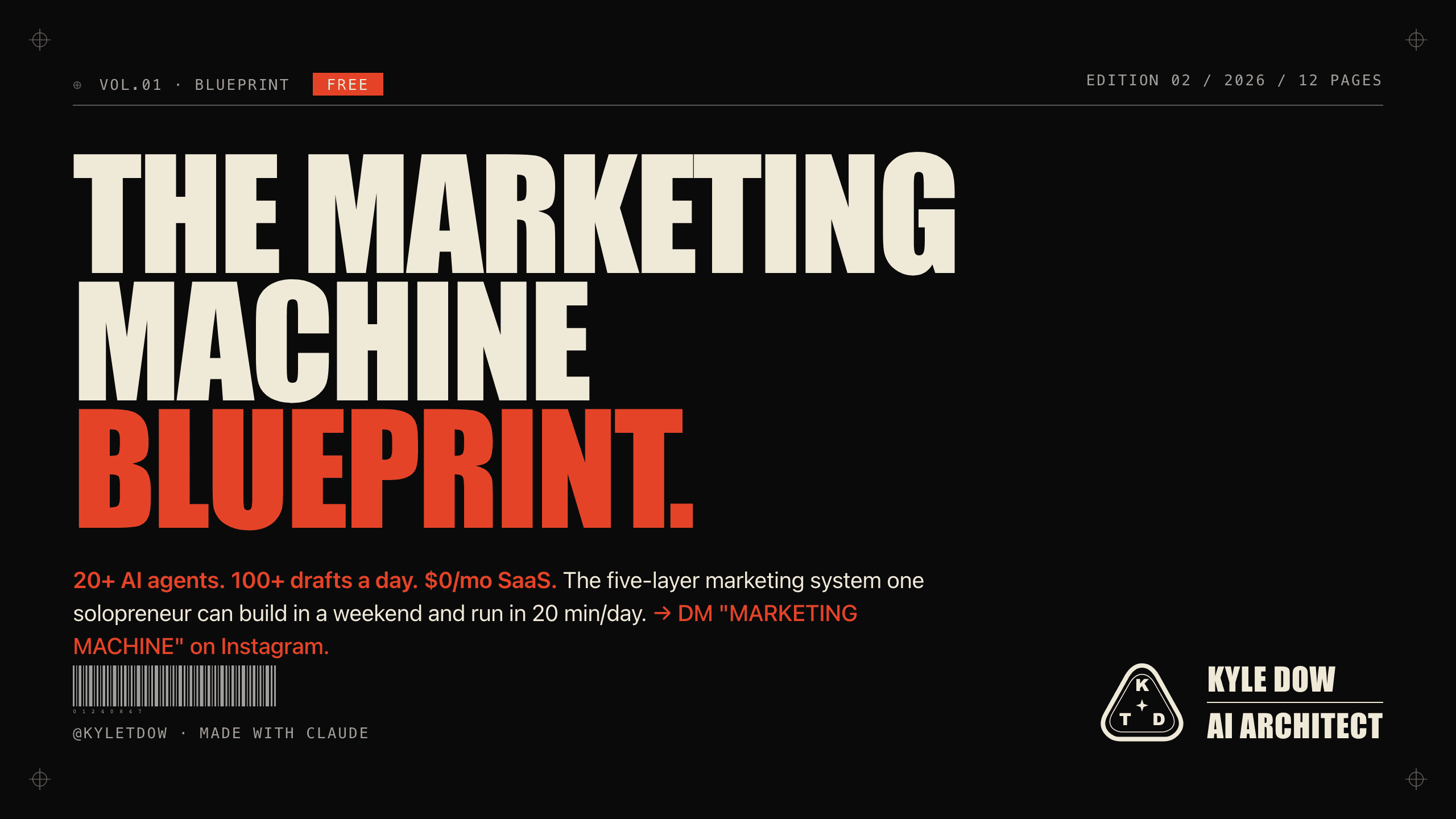 Marketing Machine — Blueprint